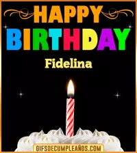 GIF GiF Happy Birthday Fidelina